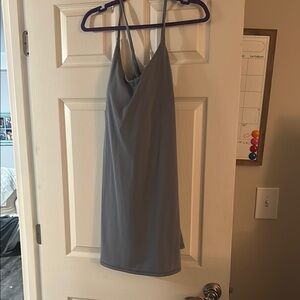 Blue/Gray tennis skirt dress with pockets